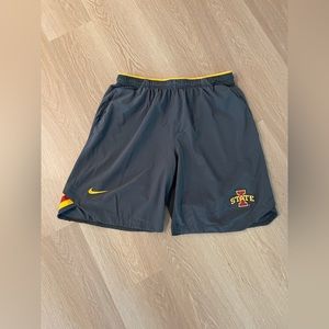 IOWA STATE TEAM ISSUED APPAREL NIKE SHORTS